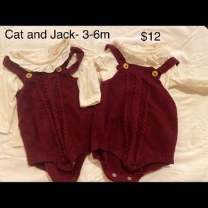 Cat and Jack Twin Set Bloomer with Shirt